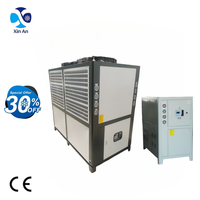 Moteur de refroidisseur industriel à vis refroidi par air 60-120 CV pour compresseur, système de refroidissement personnalisable à haute efficacité pour l'industrie chimique