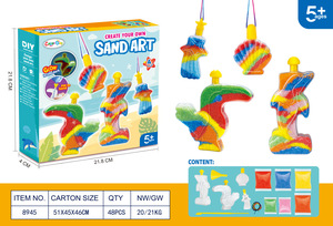 Kit d'artisanat de sable créatif pour enfants, idéal comme cadeau éducatif pour garçons et filles - Product Image 5
