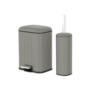 <span class=keywords><strong>Cubo</strong></span> de <span class=keywords><strong>Basura</strong></span> Rectangular de Acero Inoxidable de <span class=keywords><strong>5</strong></span> <span class=keywords><strong>Litros</strong></span> para Baño, con Tapa de Cierre Suave y Accionamiento con Pedal - Product Image 6