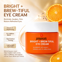 Krim Mata OEM Bright Brew untuk Lingkaran Hitam, Krim Perawatan Mata yang Merevitalisasi dengan Vitamin C, Krim Mata Anti Penuaan yang Melembapkan