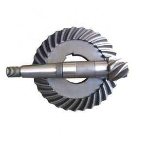 Gear Factory Forging engranaje cónico de acero personalizado corona rueda bisel y piñón helicoidal - Product Image 2