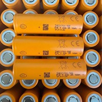 Batería de Iones de Litio Ternaria Recargable Cilíndrica INR21700 de 5800 mAh, 3C, 18A, Alta Densidad de Energía, 5600 mAh, 5700 mAh, 21700, 58E