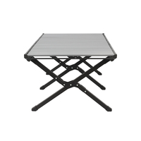 Meubles de camping en plein air personnalisables, cuisine mobile BBQ, tables de barbecue, table de pique-nique en alliage d'aluminium IGT