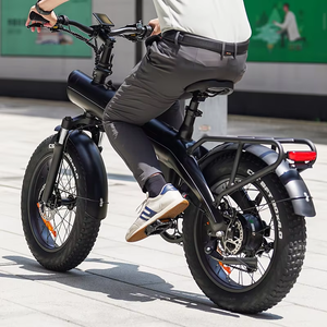 Nueva Bicicleta Eléctrica Plegable de Montaña con Llantas Gruesas de 20 Pulgadas, Bicicleta Eléctrica Todoterreno, Bicicleta Eléctrica Urbana Híbrida, Bicicleta Eléctrica de Carga - Product Image 1