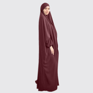 Tondre les robes de femmes Avantage Dubaï Abaya Ramadan Robe de prière musulmane Abaya Hijab pour femmes Vêtements islamiques EID Prier Abaya - Product Image 6
