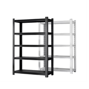 Scaffalature metalliche per ripiani impilabili industriali e imbullonate in acciaio, portaoggetti per magazzini leggeri, regolabili - Product Image 6