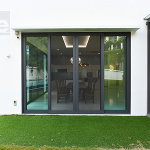 TOMA Offre Spéciale portes d'entrée Modernes en aluminium Sectionnelle En Verre Design <span class=keywords><strong>porte</strong></span> <span class=keywords><strong>de</strong></span> <span class=keywords><strong>garage</strong></span> En Verre en aluminium portes françaises extérieur - Product Image 2