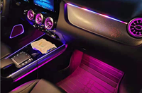 Éclairage d'ambiance intérieur LED RGB pour Mercedes Benz GLB W247 X247 GLA H247 2020-2025 – Accessoires de bande lumineuse d'ambiance