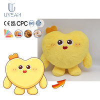 UYEAH EN71/CPC/GRS Peluche personnalisée en forme de pomme, mignonne, en coton, motif dessin animé, jouet en peluche doux, design personnalisé, cadeau