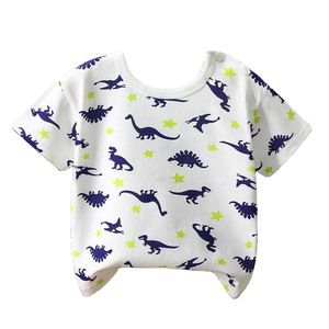 Camisetas de Verano 2026 Personalizadas, 100% Algodón Tejido, para Niños, Suaves, Casuales, Cuello Redondo, Venta al Por Mayor, Color Beige, para Niños y Niñas - Product Image 4