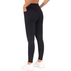 FOXA Leggings de sport taille haute avec poches pour femme, pantalon de yoga, de fitness et de course - Product Image 4
