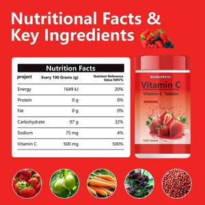 1000 Piezas OEM/ODM, Suministro de Fábrica de Marca Privada, Tabletas Efervescentes de Glutatión y Vitamina C Naturales, Orgánicas y Halal para el Cuidado de la Piel - Product Image 4