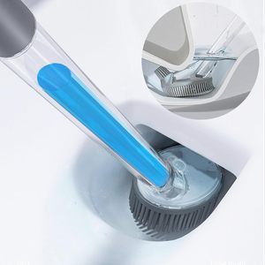 Nuevo Cepillo de Inodoro con Succión Líquida 2026, sin Ángulos Muertos, de Silicona, Potente Juego de Limpieza, Cepillo de Plástico para Baño - Product Image 2