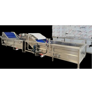 Laveuse industrielle de fruits et légumes en acier inoxydable, directement de l'usine, pour la transformation alimentaire, disponible à la vente - Product Image 1