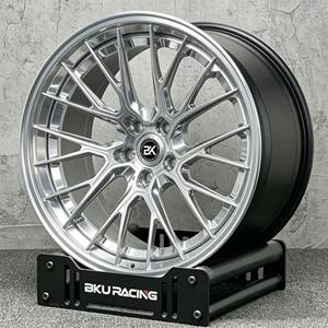 Rines Bku Personalizados de 3 Piezas Forjadas 5x130 para <span class=keywords><strong>Porsche</strong></span> 911 992 991 997 718 <span class=keywords><strong>Carrera</strong></span> <span class=keywords><strong>GTS</strong></span> de 19 20 21 Pulgadas, Acabado Pulido Cóncavo de Aleación - Product Image 3