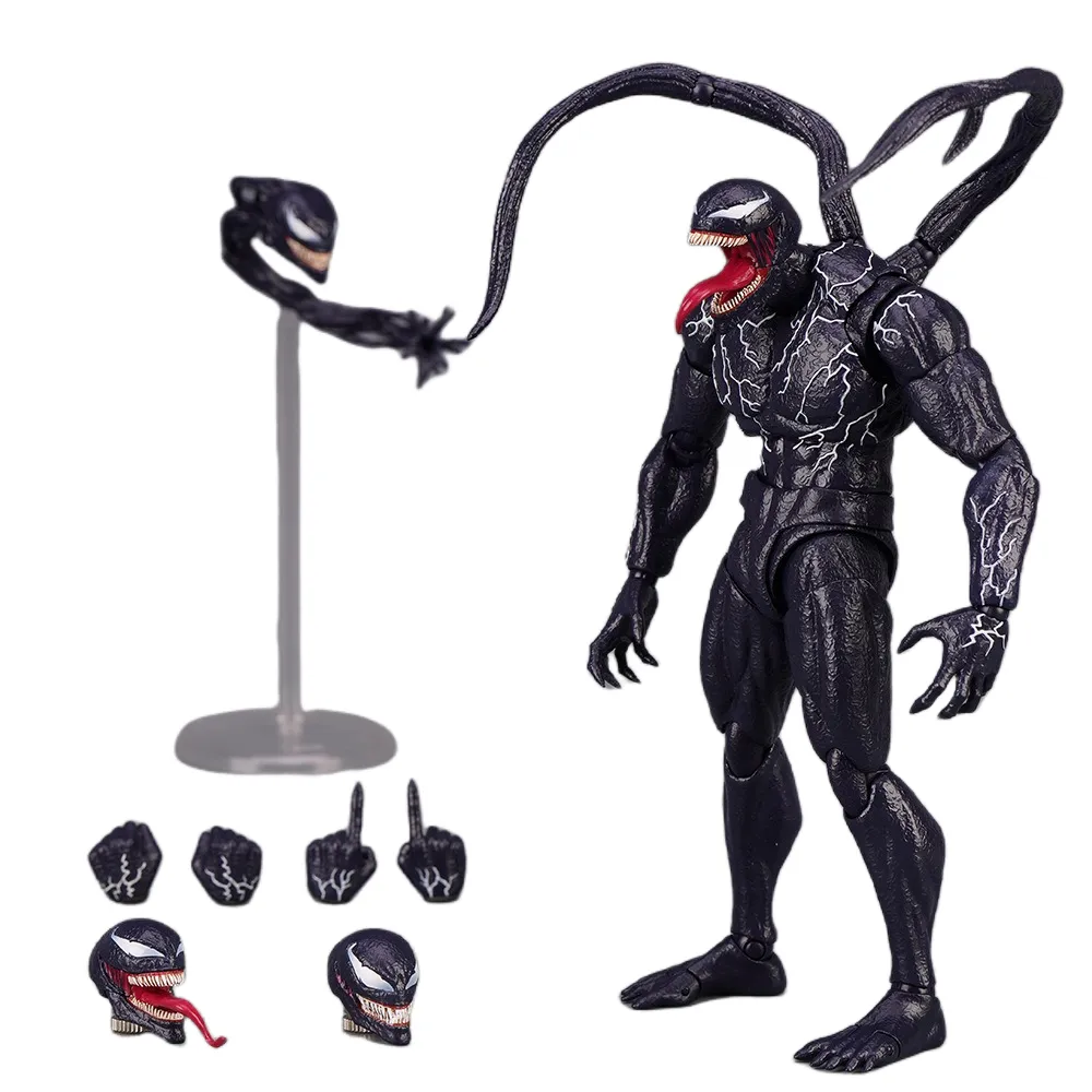 Marvel-Actionfiguren SHF Venom 2 Symbiose Marvel Universe Spider-Man Venom Mobilfilm handgefertigtes Modell Spielzeug