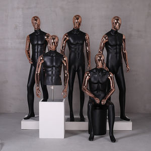 Tienda de moda Popular de lujo cromado cara y mano músculo masculino FRP maniquíes blancos maniquí de cuerpo completo para escaparate - Product Image 6