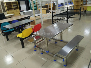 Juego de Mesa y <span class=keywords><strong>Sillas</strong></span> de <span class=keywords><strong>Comedor</strong></span> de Fibra de Vidrio Económico y Moderno, Resistente al Agua, con Banco Largo - Product Image 3