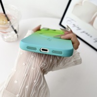 Étui de téléphone HMJ en TPU souple dégradé mat pour iPhone 12 13 14 15 16 17 Pro Max, compatible avec la charge sans fil
