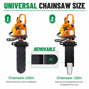 20-Inch Black Scabbard Fixed Mount Chainsaw Carrier Kit Universal para Todas as Marcas Personalizável OEM Industrial Grade Tractores - Product Image 5