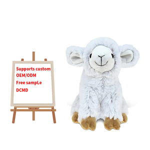 Cpc Tùy Chỉnh Đồ Chơi Sang Trọng Huggable Fluffy Dễ Thương Trang Trại Động Vật Ôm Thú Nhồi Bông Đồ Chơi Quà Tặng Cừu Trắng Tùy Chỉnh Đồ Chơi Sang Trọng - Product Image 1