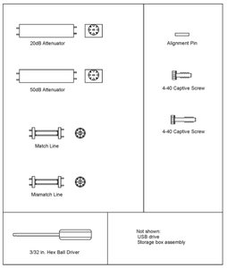 Kit d'étalonnage mécanique Keysight V11644A, 50 à 75 GHz, Guide d'ondes, WR-15 - Product Image 3