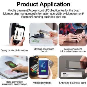 การ์ดควบคุมการเข้าถึง T5577แบบกำหนดเอง125kHz อินเทอร์เฟซ NFC และ RFID ที่เขียนได้คุณสมบัติทำกระดาษหมายเลขรุ่น ISO - Product Image 6