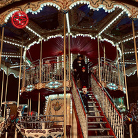 Carrousel enfant de luxe 12 places petit carrousel à vendre carrousel pivotant pour aire de jeux pour enfants