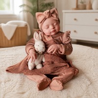 20 Zoll Lebensechte Reborn-Babypuppe aus Weichem Vinyl Realistische Neugeborenen-Puppe Spielzeug für Kinder Geschenk Großhandel Individuell Anpassbar