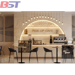 Commercial Cafe Shop Coffee <strong>Bar</strong> Counter Newest Design Fast Food Service <strong>Drinking</strong> <strong>Bar</strong> Counter for Sweets - Product Image 6