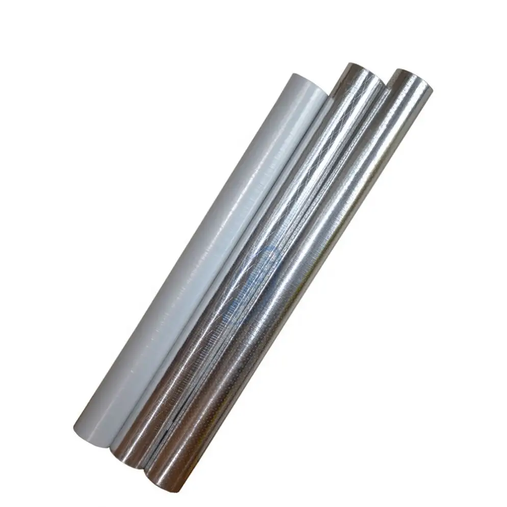 Алюминиевая фольга Стекловолоконная высокотемпературная алюминиевая теплоотражающая Защитная ткань