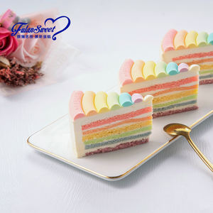 Cheesecakes glacés arc-en-ciel mousse cheesecakes à la crème glacés fromage surgelé gateau Mascarpone fromage Canele de <span class=keywords><strong>Bordeaux</strong></span> - Product Image 2