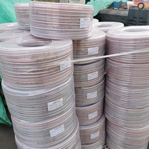 Tuyau d'arrosage tressé en <span class=keywords><strong>PVC</strong></span> coloré 50m 100m tuyau d'eau flexible renforcé divers diamètres intérieurs tubes en plastique en fibre moulée - Product Image 6