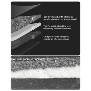 Gilets lestés pour hommes et femmes avec bandes réfléchissantes pour l'entraînement musculaire, la course à pied, la salle de sport et l'haltérophilie - Product Image 2