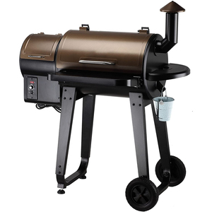 Auto Temperature Control Upgrade Wood Pellet Grill&Smoker 6 in 1 BBQ Grill