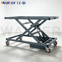 Table de soudage industrielle à hauteur réglable avec mécanisme de levage