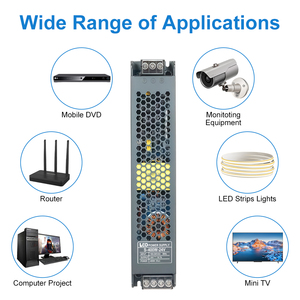 Esann siêu mỏng tường ánh sáng ngoài trời 12V 24V không thấm nước dẫn lái xe chuyển đổi cung cấp điện cho dẫn dải ánh sáng lái xe - Product Image 2