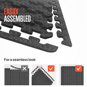 Eva bọt sàn Mat vuông lồng vào nhau Fluffy sàn gạch với biên giới trò chơi Mat sàn gạch mềm phòng tập thể dục mat - Product Image 3