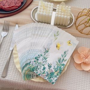 Cross-border colorful jungle napkins, holiday party party premium disposable <b>paper</b> napkins, printed napkins, party <b>paper</b> napkins - Product Image 2