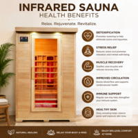 Cabine de sauna infrarouge la plus vendue, directement de l'usine, sauna infrarouge intérieur, panneau chauffant infrarouge au carbone pour spa de luxe à domicile