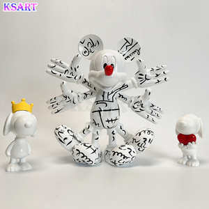 Popolare decorazione per la casa in resina per interni in resina Multi-mano con statua di <span class=keywords><strong>Mickey</strong></span> per ufficio e decorazioni per la casa - Product Image 3