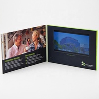 Nouvelle brochure vidéo électronique professionnelle avec écran LCD, boîte à courrier publicitaire, cadeau promotionnel, carte de remerciement pour entreprise