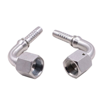 Nouvelle raccord de couplage coudé femelle JIC forgé 26791-08-06W pour raccord de tuyau hydraulique à sertir