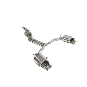 Sistema de escape de acero inoxidable OUCHI Catback de rendimiento para <span class=keywords><strong>Audi</strong></span> <span class=keywords><strong>A6</strong></span> A7 C8 2,0 T silenciador de válvula de resonador de tubo delantero - Product Image 1