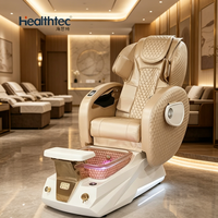 Muebles Eléctricos de Lujo para Salón de Belleza, Sillas de Pedicura, Sofá de Masaje Reclinable con Bañera para Spa de Pies