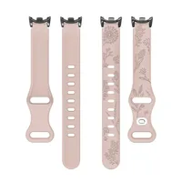 Bracelet de remplacement en silicone souple et respirant à motif pissenlit pour montre connectée Mi Band 8/9/10
