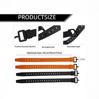 Sangles de fixation multifonctionnelles en TPU pour hommes, attaches en caoutchouc pour câbles, sangles de bagages, sangles élastiques à dégagement rapide pour le camping en plein air