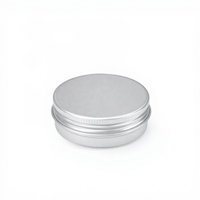 Boîte en étain pour baume à lèvres 30ml 30g 1oz, conteneur d'emballage antirouille sans vis, pot en aluminium pour crème cosmétique