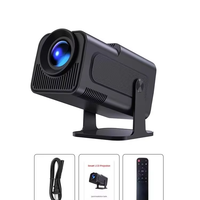 Mini projecteur HY320 Android 11 pour cinéma maison avec écran 4K, projecteur portable 720P pour jeux, 100-300 ANSI Lumen
