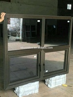Fenêtres à battants de bonne qualité en VPC/UPVC avec grilles